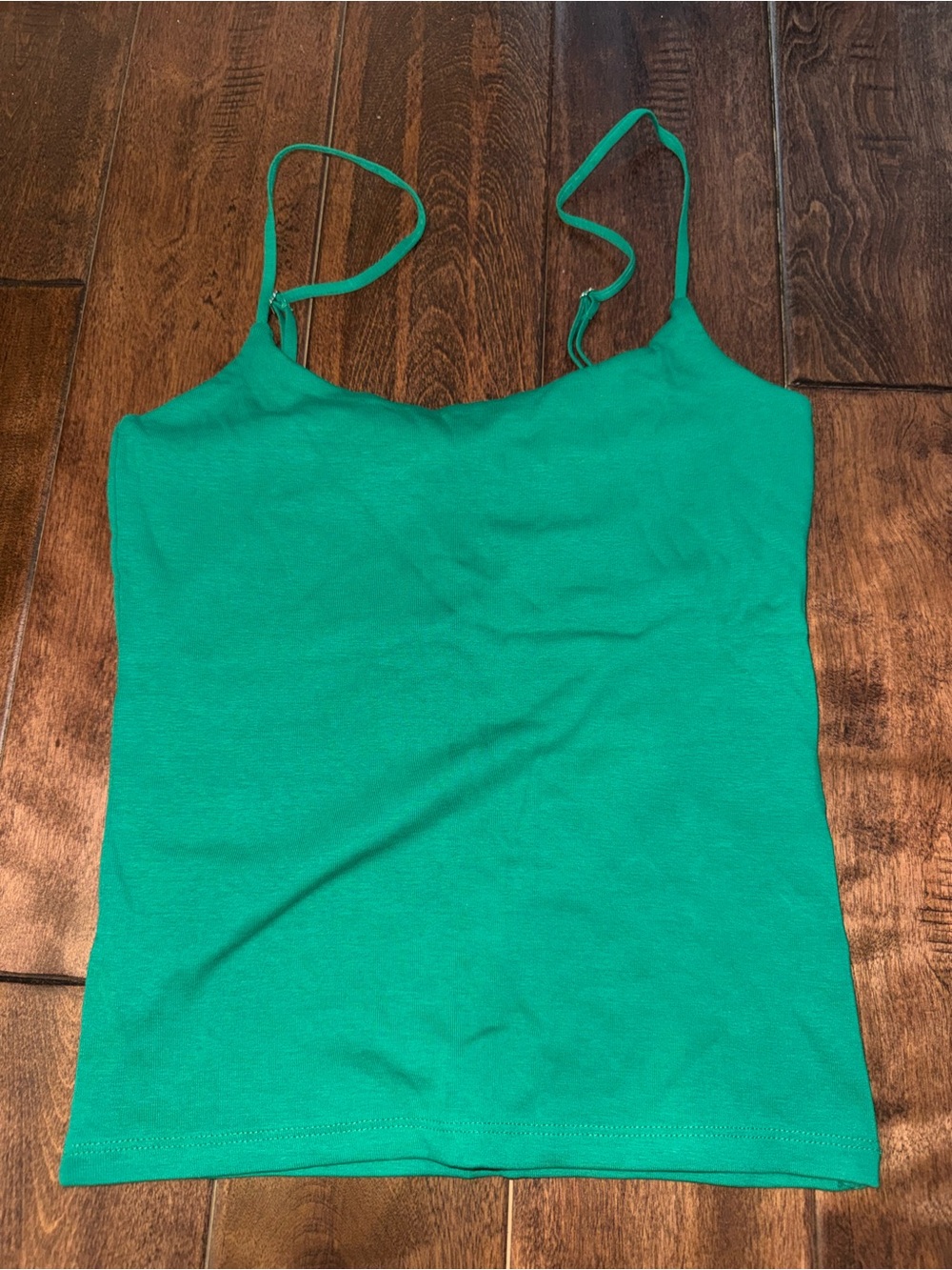 Zara Emerald Green Spaghetti-Strap Camisole